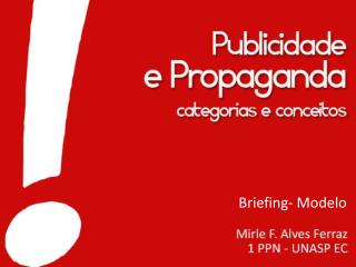 Briefing- Modelo