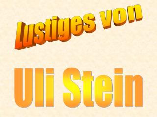 Lustiges von