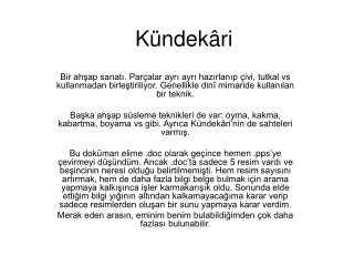 Kündekâri