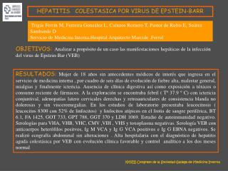 HEPATITIS COLESTASICA POR VIRUS DE EPSTEIN-BARR