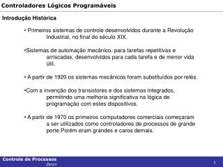 Controladores Lógicos Programáveis