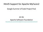 Html5 Support for Apache MyFaces2