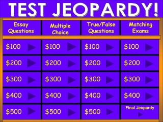 Final Jeopardy