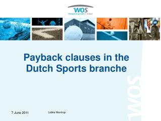 Payback clauses in the Dutch Sports branche
