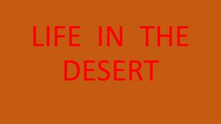 LIFE IN THE DESERT