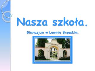 Nasza szkoła.