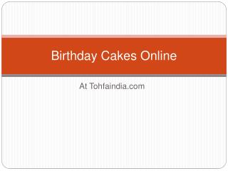 Birthday cakes online