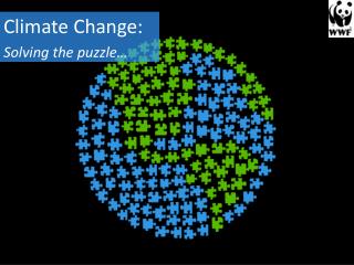 Climate Change: Solving the puzzle…