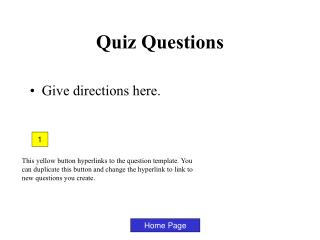 Quiz Questions