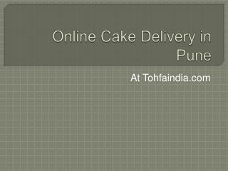 Online Cake Delivery in Pune