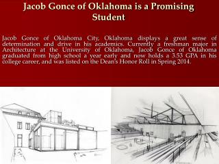 Jacob Gonce of Oklahoma is a Promising Student