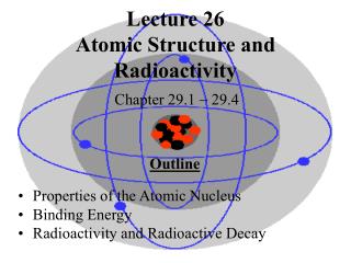 Lecture 26 Atomic Structure and Radioactivity