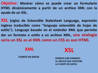 XML FUENTE DE DATOS