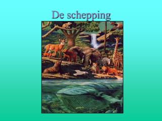 De schepping