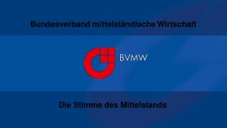 Bundesverband mittelständische Wirtschaft