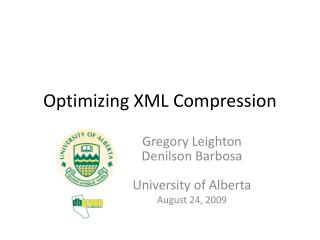 Optimizing XML Compression