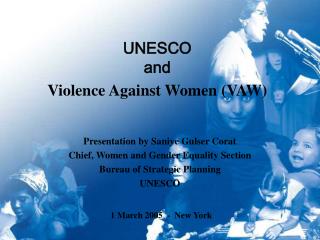 UNESCO and Violence Against Women (VAW)