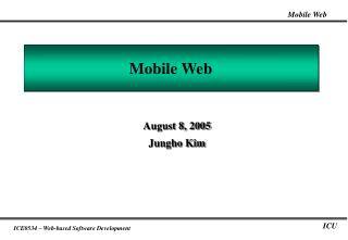 Mobile Web