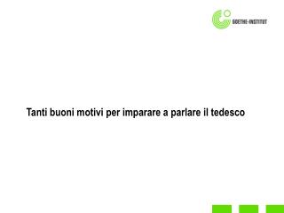 Tanti buoni motivi per imparare a parlare il tedesco