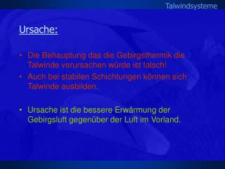 Ursache: