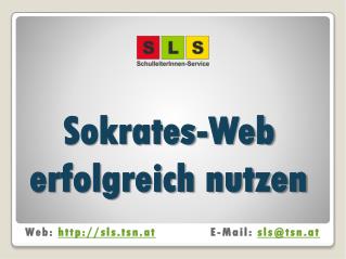 Sokrates-Web erfolgreich nutzen