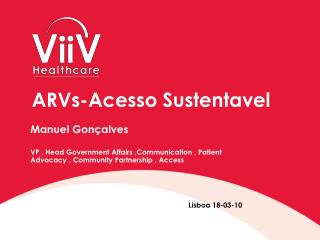 ARVs- Acesso Sustentavel