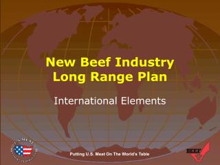 New Beef Industry Long Range Plan