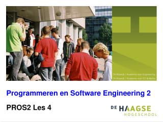 Programmeren en Software Engineering 2