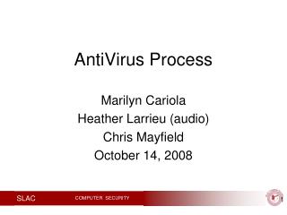 AntiVirus Process