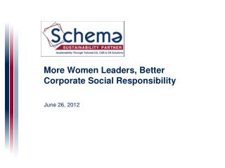 More Women Leaders, Better Corporate Social Responsibility