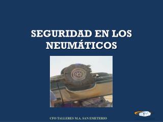 SEGURIDAD EN LOS NEUMÁTICOS