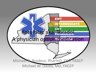 Ketorolac aka: Toradol A physician option medication