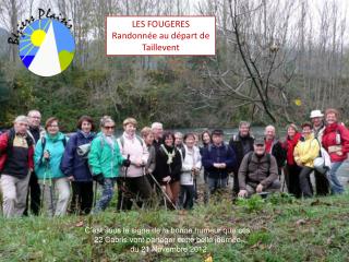 LES FOUGERES Randonnée au départ de Taillevent