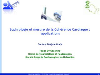 Sophrologie et mesure de la Cohérence Cardiaque : applications