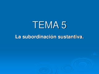 TEMA 5