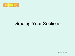 Grading Your Sections