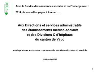 Aux Directions et services administratifs des établissements médico-sociaux