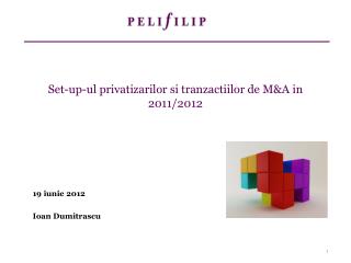 Set-up-ul privatizarilor si tranzactiilor de M&amp;A in 2011/2012