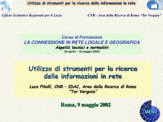 Roma, 9 maggio 2002