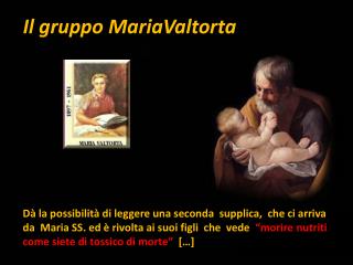 Il gruppo MariaValtorta