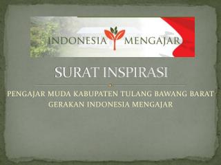 SURAT INSPIRASI