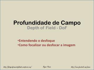 Profundidade de Campo