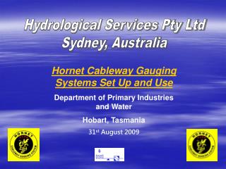 Hydrological Services Pty Ltd Sydney, Australia