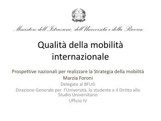 Qualità della mobilità internazionale