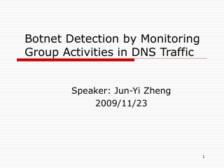 Botnet Detection by Monitoring Group Activities in DNS Traffic