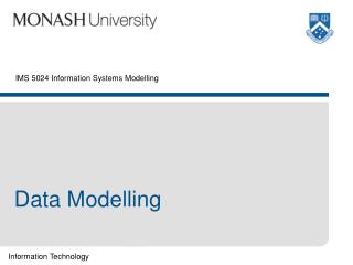 IMS 5024 Information Systems Modelling