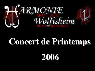 Concert de Printemps 2006