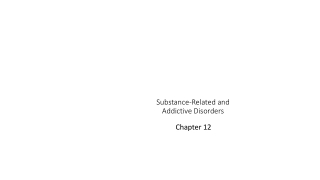 Substance-Related and Addictive Disorders