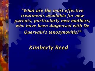 Kimberly Reed