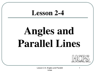 Lesson 2-4